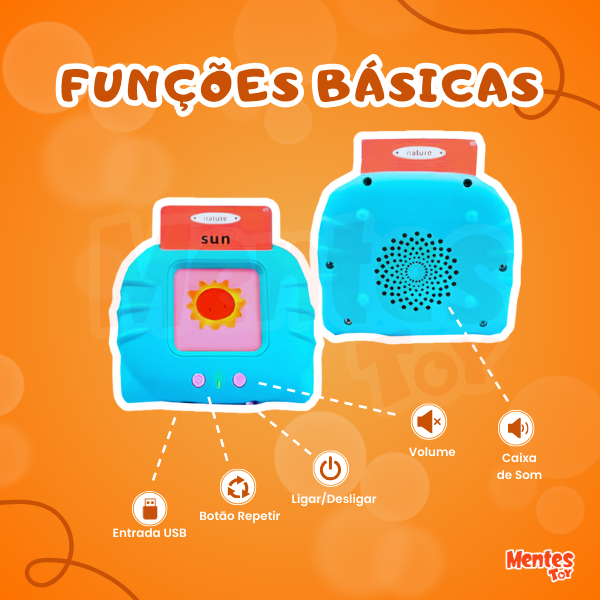 Tablet MentesTalk - Aprenda Inglês 3x Mais Rápido