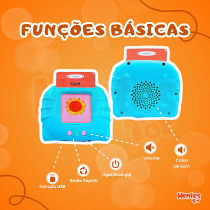 Tablet MentesTalk - Aprenda Inglês 3x Mais Rápido