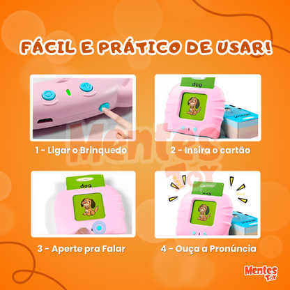 Tablet MentesTalk - Aprenda Inglês 3x Mais Rápido