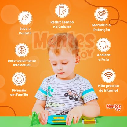 Tablet MentesTalk - Aprenda Inglês 3x Mais Rápido