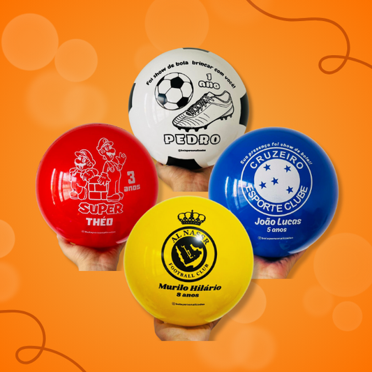 Bolas Personalizada - Aniversariantes