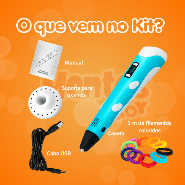 Caneta MentesToy 3D Magic