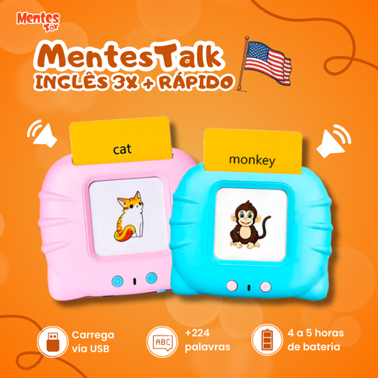 Tablet MentesTalk - Aprenda Inglês 3x Mais Rápido