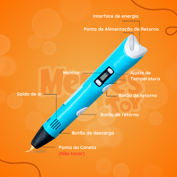 Caneta MentesToy 3D Magic